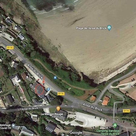 Au Petit Brick - Cosy Beachfront House Maupertus-sur-Mer Exteriér fotografie